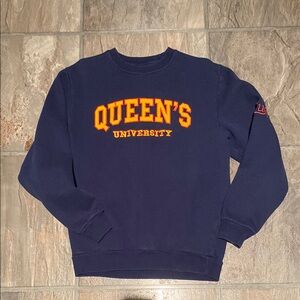 Queen's University Navy Blue Crew-neck